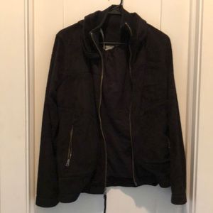 Athleta fleece zip up jacket M